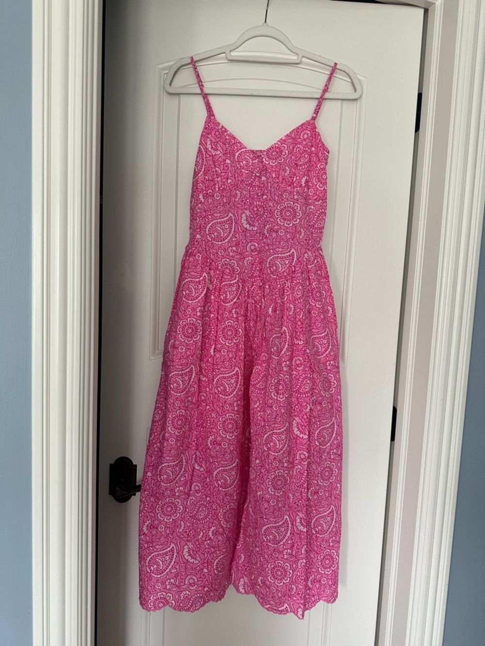 Roller Rabbit Maxi Dress adjustable Spaghetti Strap